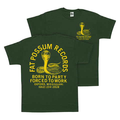 Green and Yellow "Born To Party" Shirt